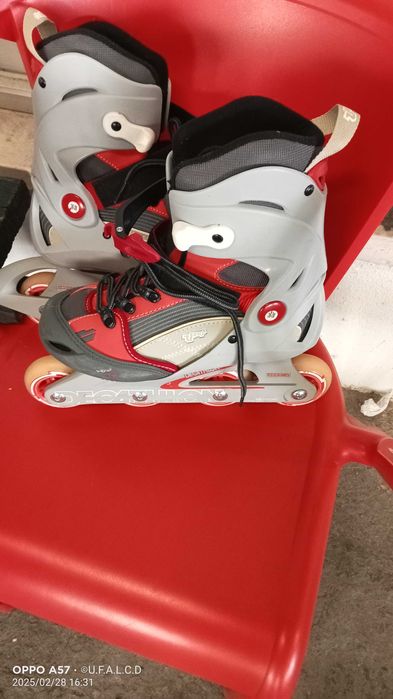 Patins em linha marca Decathlon