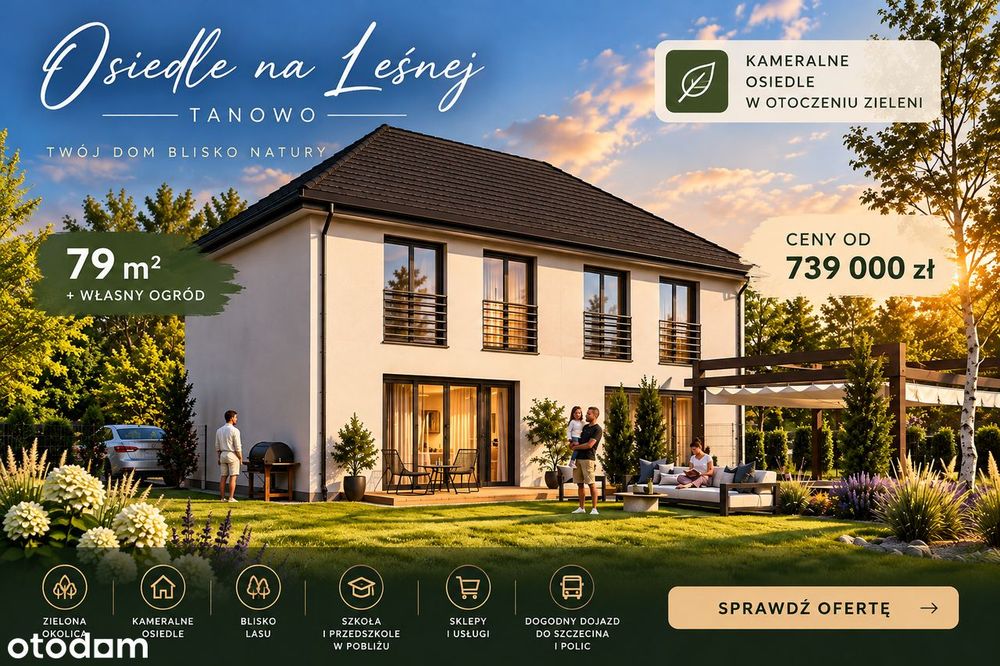 Dom na sprzedaż, 79 m², Tanowo