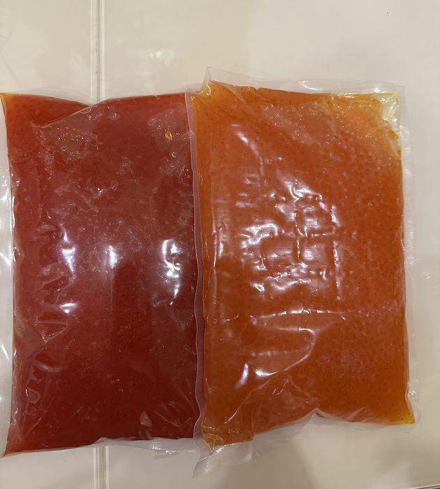 Икра красная и черная