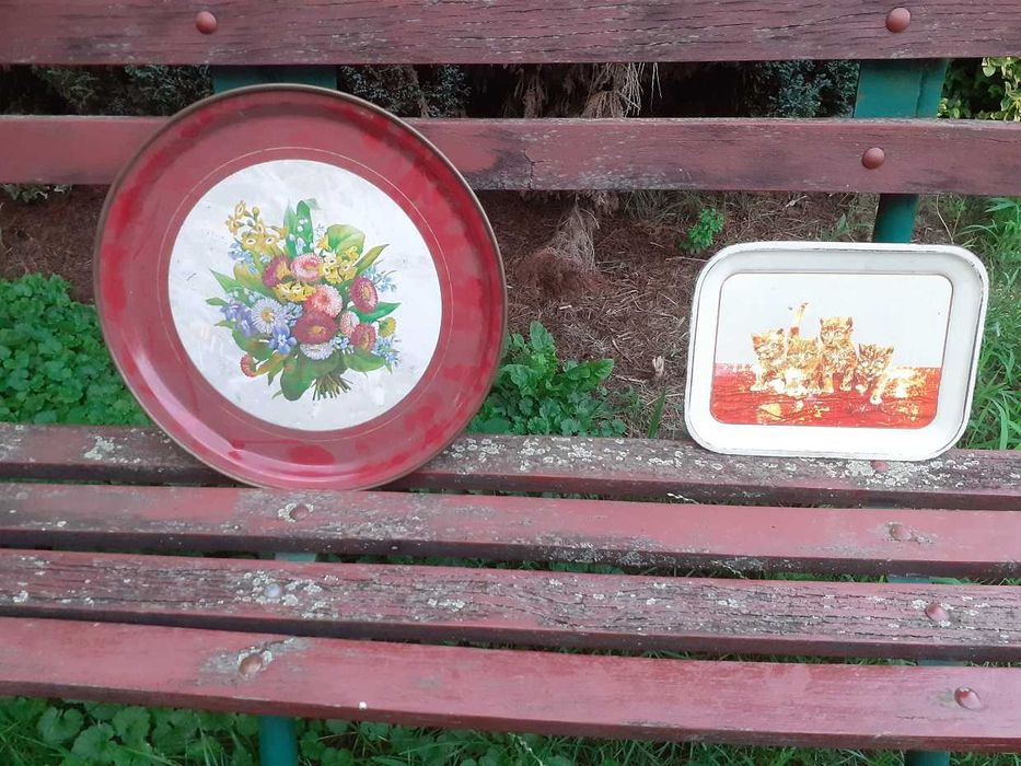 Metalowe Pudełka Puzderka Vintage Loft itp
