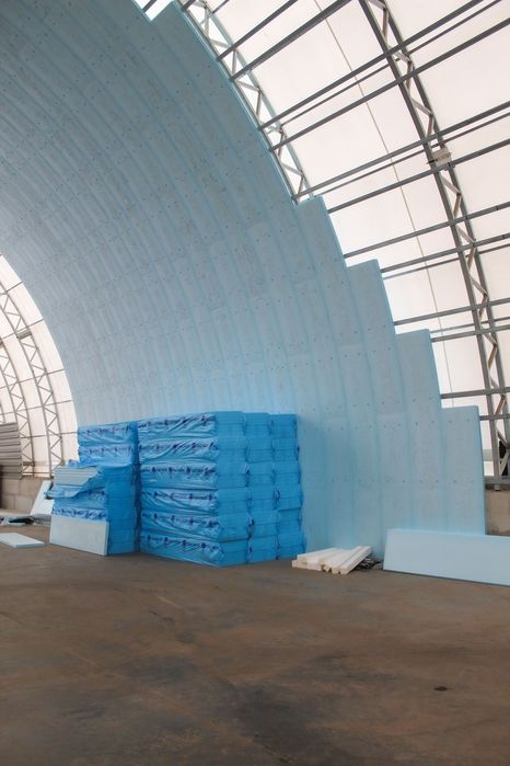 Ocieplenie do Hal Tunelowych Łukowych Namiotowych Styrodur XPS AGRO