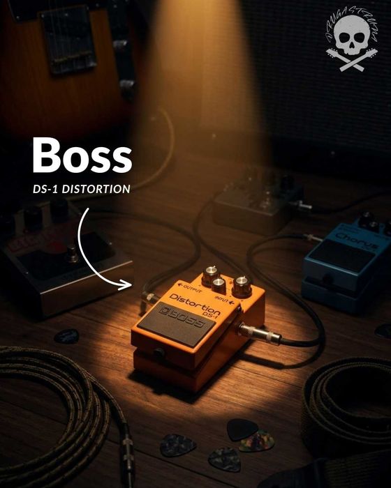 Boss DS-1 Distortion – kultowy overdrive/distortion, JAK NOWY