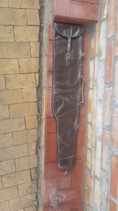 Кожаный чехол для ружья.