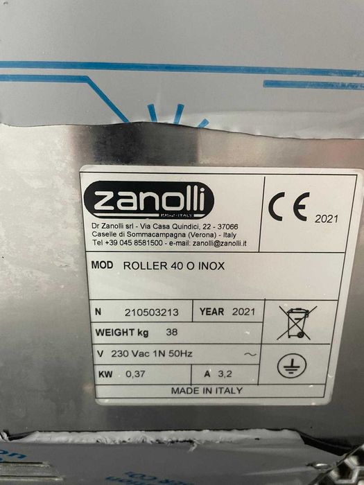 Máquina abrir pizzas ZANOLLI