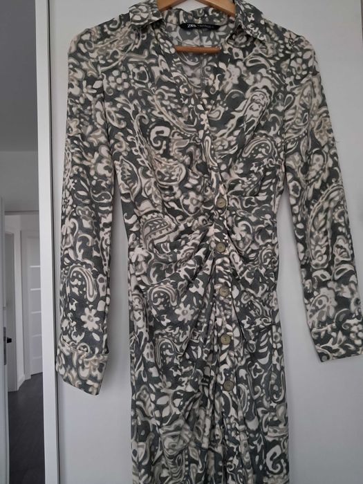 NOWA Sukienka ZARA midi rozm. XS