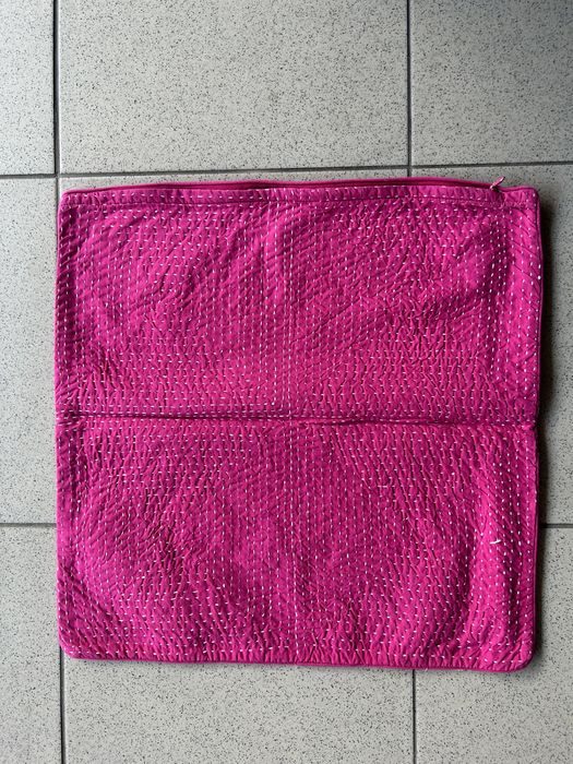 Colcha rosa choque de dupla face