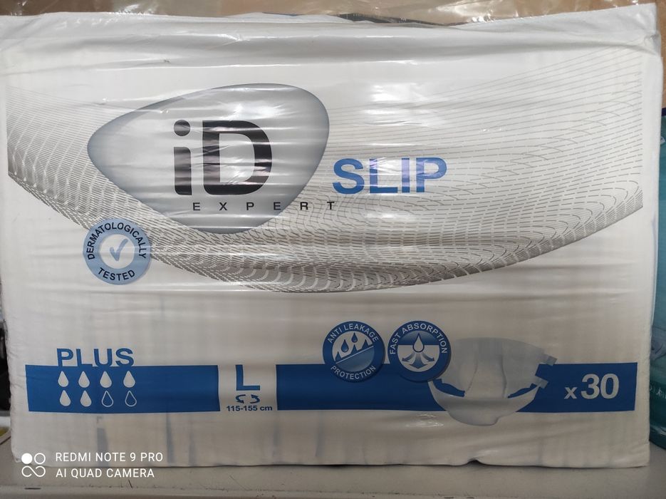 Підгузки для дорослих iD Slip Plus Large №30 / Памперси для літніх люд