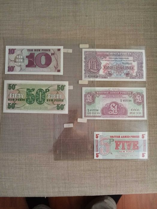 FORÇAS ARMADAS Inglesas Novas NÃO Circuladas conforme fotos
