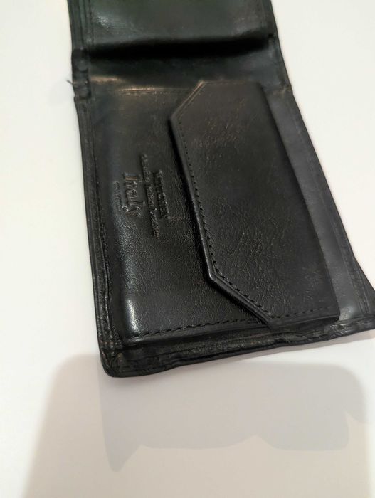 czarny portfel skórzany - męski - Wittchen 10,5 x9 cm