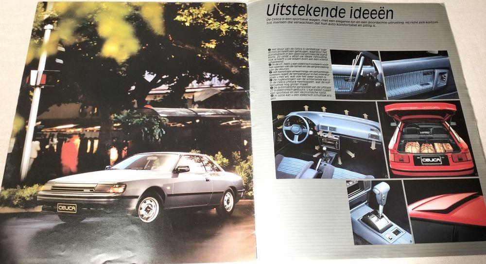 Revista Promocional Toyota Celica 1987