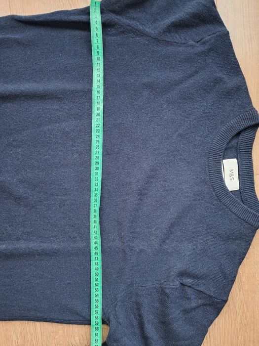 Свитер шерсть 100% вовняний светр вовна marks&spenser разм xl