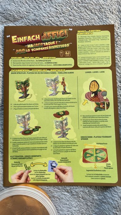 Gra planszowa Spin Master "Po prostu małpa" monkey see monkey poo