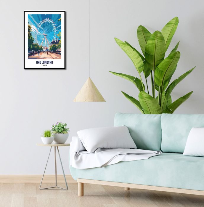 Plakat 39,5x55cm Oko Londynu