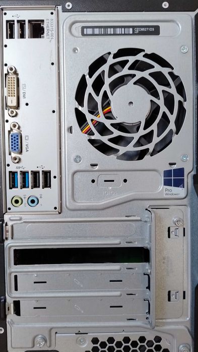 HP 280 G2 MT INTEL G4400 3.3GHz 8/120SSD/500GB Win10 Pro DVI
