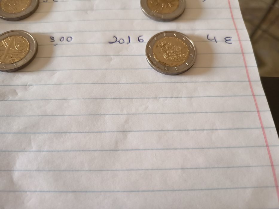 Moedas 2 € de Pirtugal para colecionadores