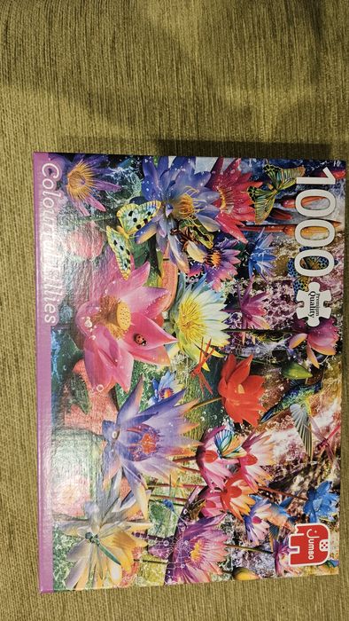 Puzzle 1000 peças colourful lilies