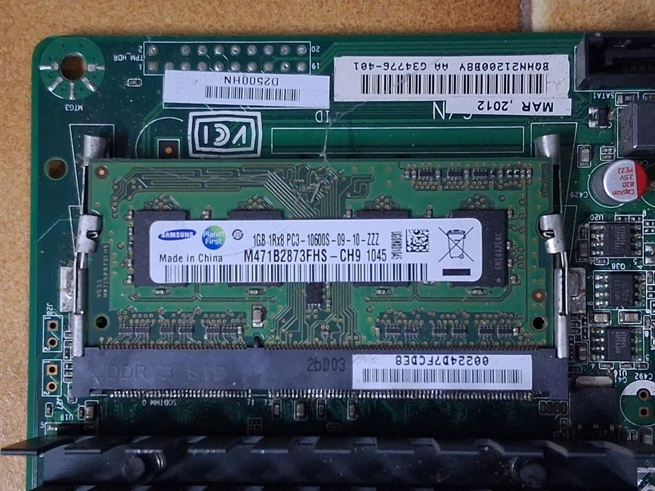 Microboard a funcionar