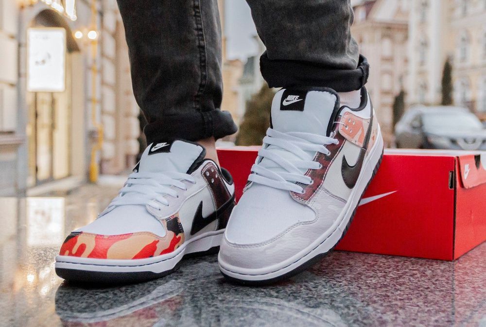 37, 38, 39р Dunk Low SE Multi-Camo топ-якість кросівки Джордан