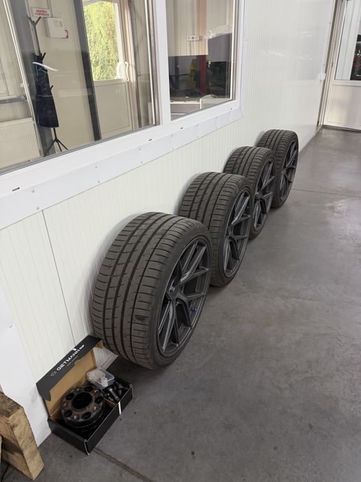 Кованные Japan Racing R19 SL01 5x120 8.5-9.5J,новая резина