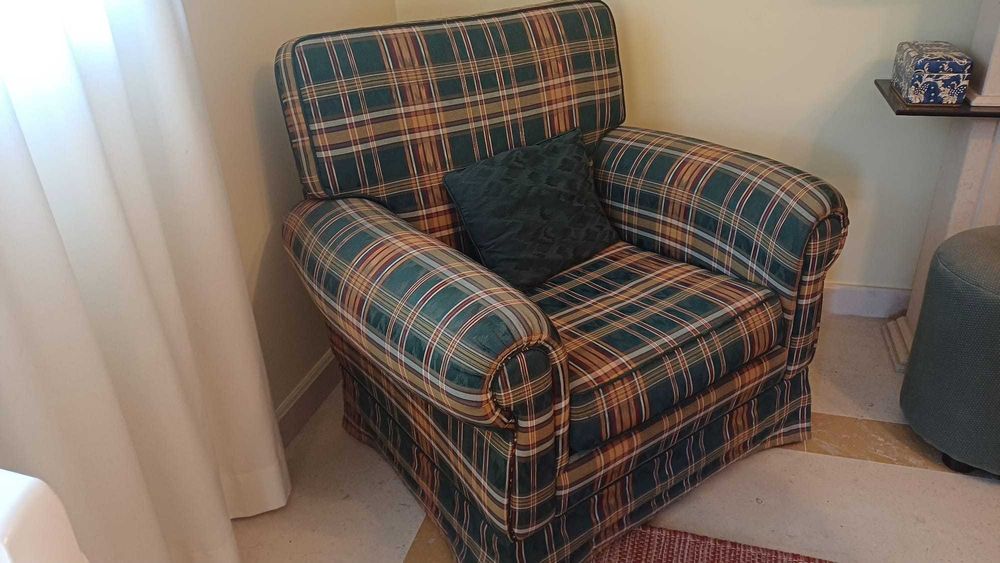 Conjunto sofás estilo inglês