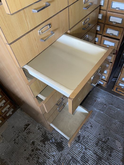 Картотека СССР Архивный шкаф Винтаж дизайн Ретро Лофт