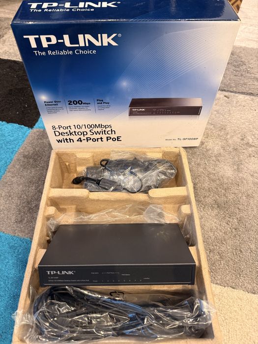 TP-LINK SF1008P switch 8x10/100 PoE