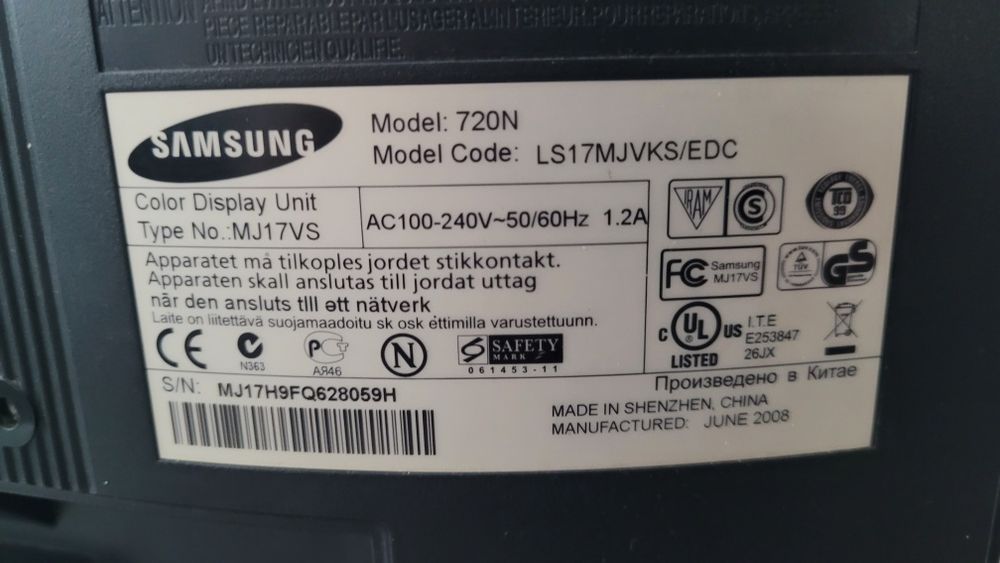 Монитор LG, Samsung ViewSonic. 19, 17, 15 дюймов