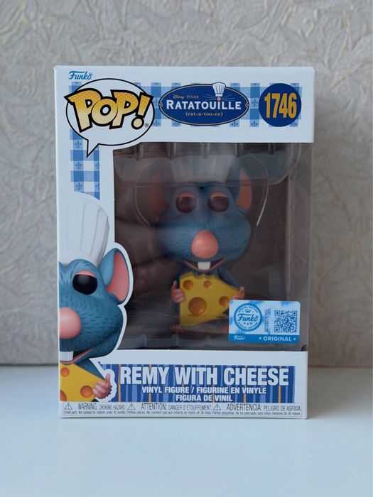 Фігурка Funko Pop Remy 1746 Ремі з сиром Рататуй Ratatouille Disney Pixar Retailer Exclusive Оригінал Фанко Поп Ексклюзивна Колекційна