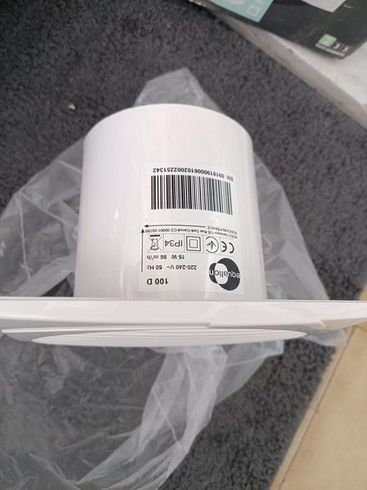 Ventoinha casa de banho