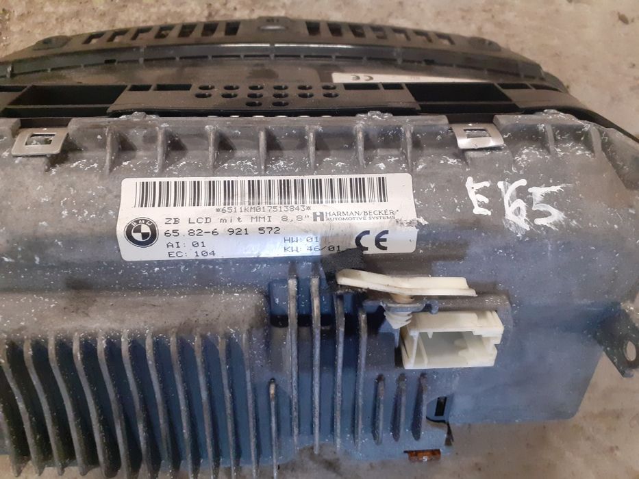 Wyświetlaczem LCD bmw e65