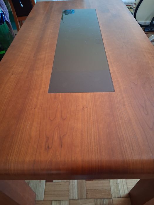 Conjunto completo sala de jantar – Mesa + 6 cadeiras + Aparador