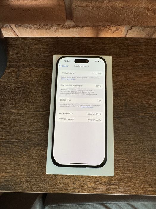 iPhone 16 Pro 128GB 100% Bateria | Black Titanium | Okazja !