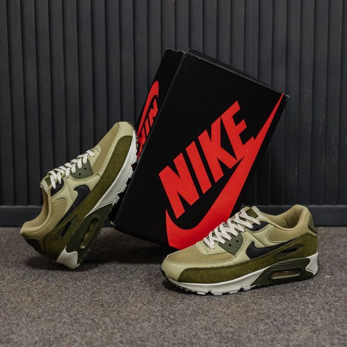 Кросівки Nike Air Max 90 Olive/Green premium | Кроссовки Найк чоловічі жіночі