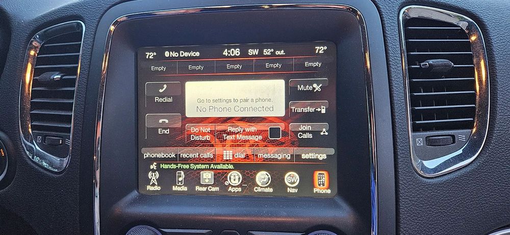 Dodge Durango III LIFT 2014-2017 Wyświetlacz nawigacji Monitor Ekran DUŻY 68270672AE