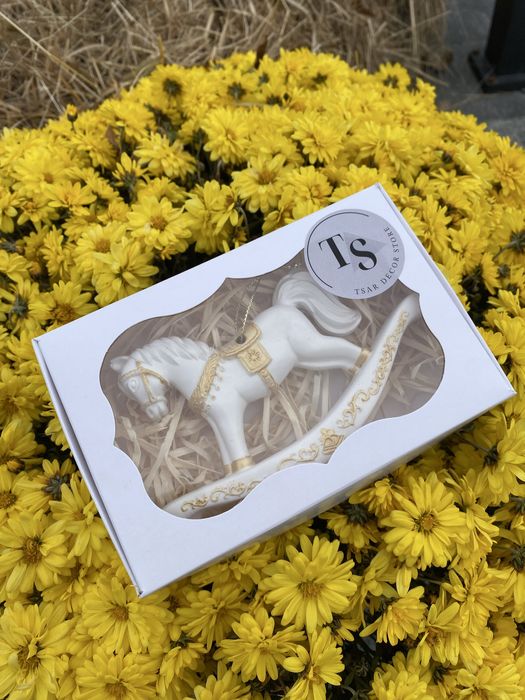 Ялинкова іграшка/прикраса коник