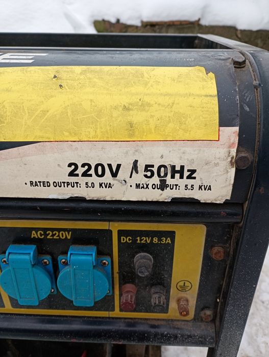 Продам генератор 5,5 кіловат