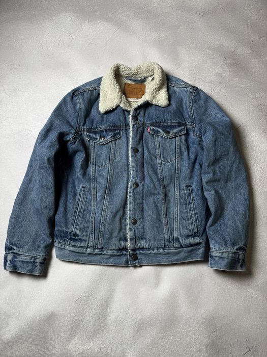 Джинсова куртка Levi’s Premium Sherpa M
