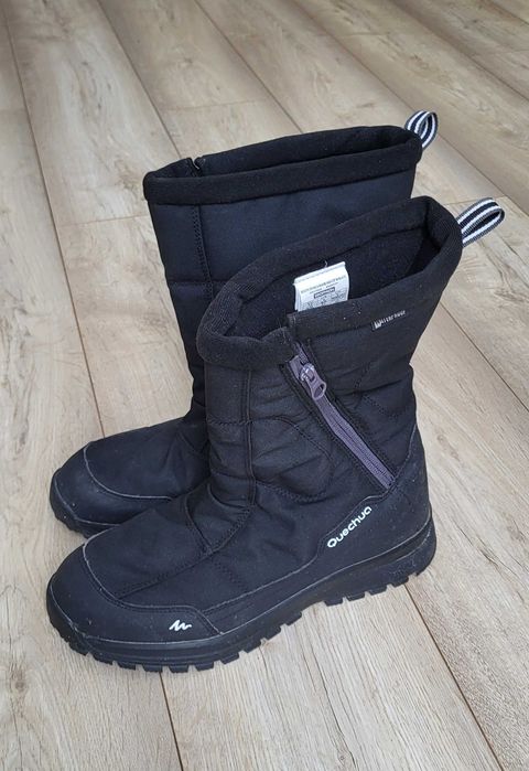 Śniegowce turystyczne męskie rozmiar 40 Quechua SH100 U_WORM zamek