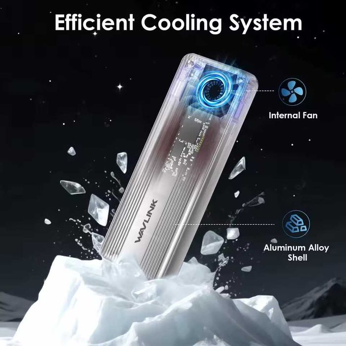 Зовнішня кишеня для SSD | WAVLINK 80Gbps (Thunderbolt 5) USB4V2