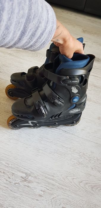 Łyżworolki rolki roz.36 czarne