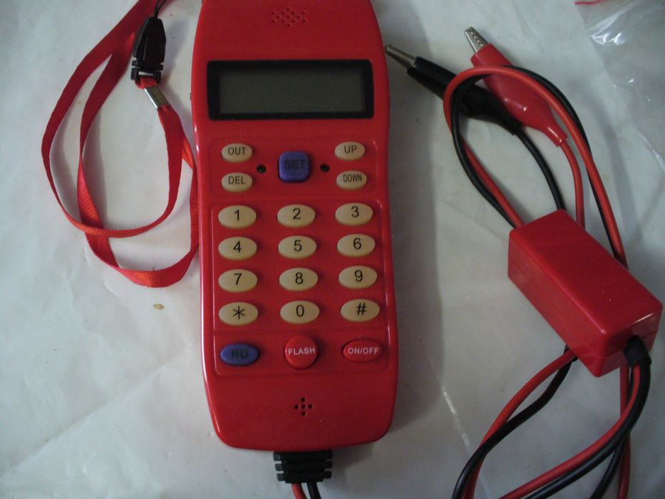 Telefon monterski z wyświetlaczem LCD (NF-866)
