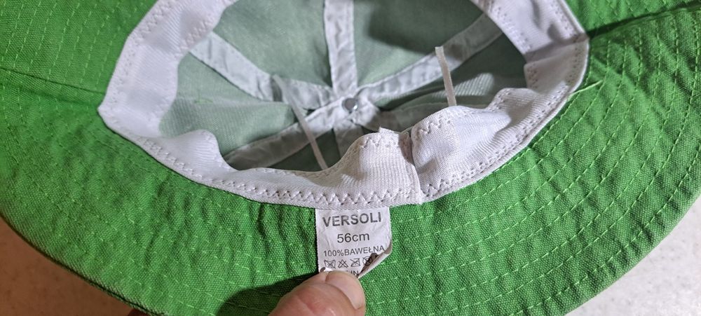 Kapelusz zielony dziecięcy Żabka r. 56 cm