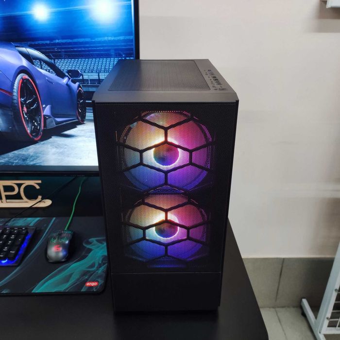 Компютер Новый Ryzen 5 5500, 16GB DDR4, RTX 5060 GDDR7, SSD 512GB NVMe