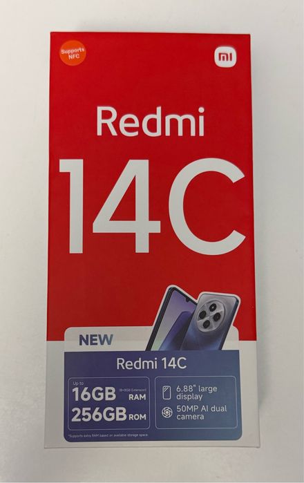 Smartfon Xiaomi Redmi 14C 8/256GB 6,88" 120Hz 50Mpx  Czarny