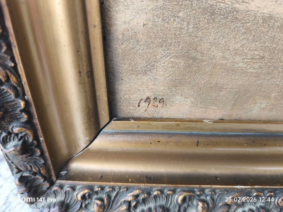 Martwa natura z figurką-M.Faczyński-Bydgoszcz 1929r