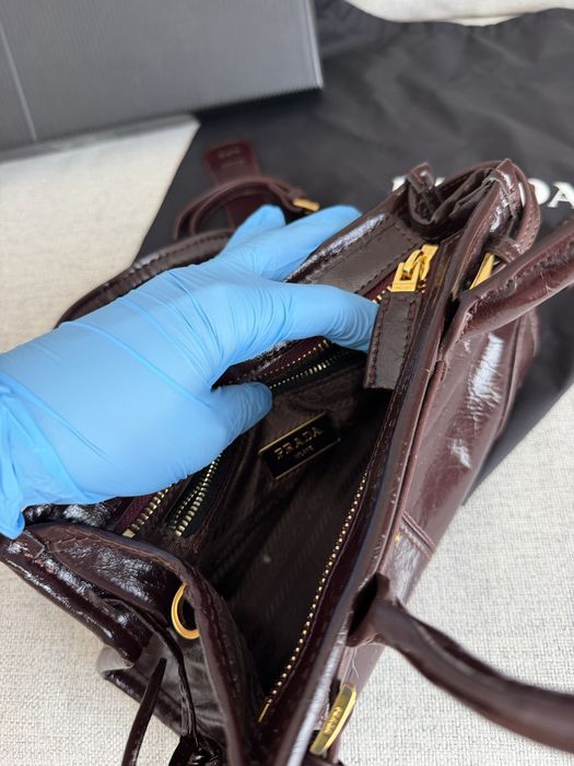 Prada mini bowling bag