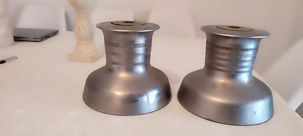 Яхтова лебідка, штокова лебідка