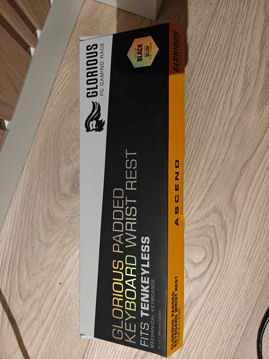 Apoio de pulso Glorious Padded Wrist Rest Slim (preto)