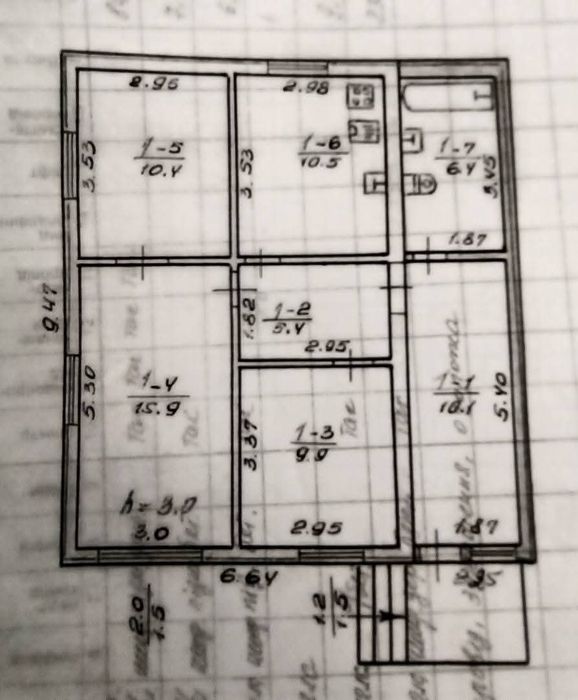 Будинок п.Сєвєрний з ремонтом