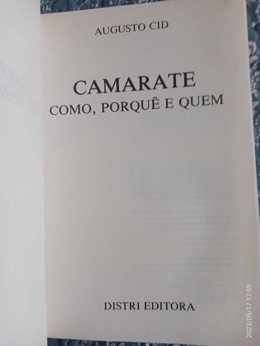 CAMARATE Como Porquê e Quem